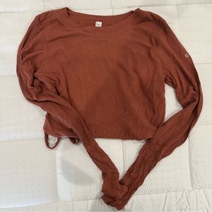 ALO Yoga Ribbed Manifest Long Sleeve